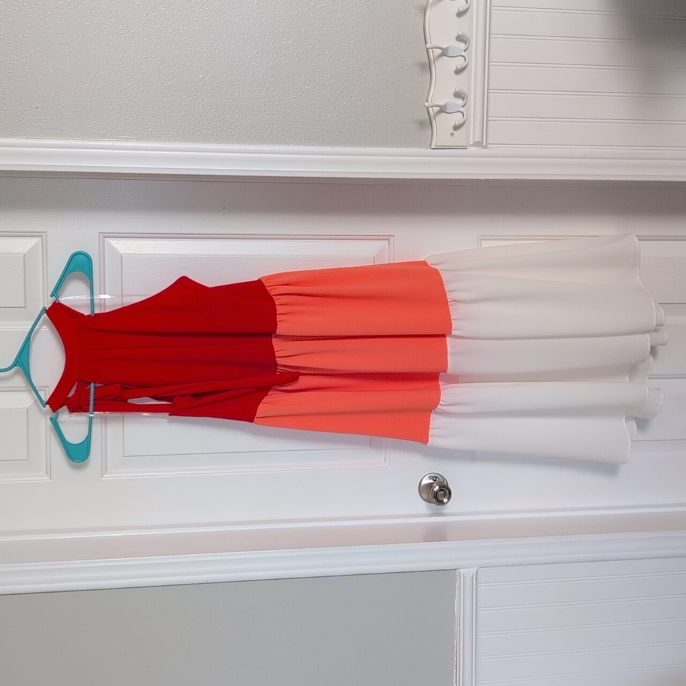Colorblock Maxi Dress - Picture 2 of 4